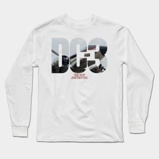 douglas DC-3 design Long Sleeve T-Shirt